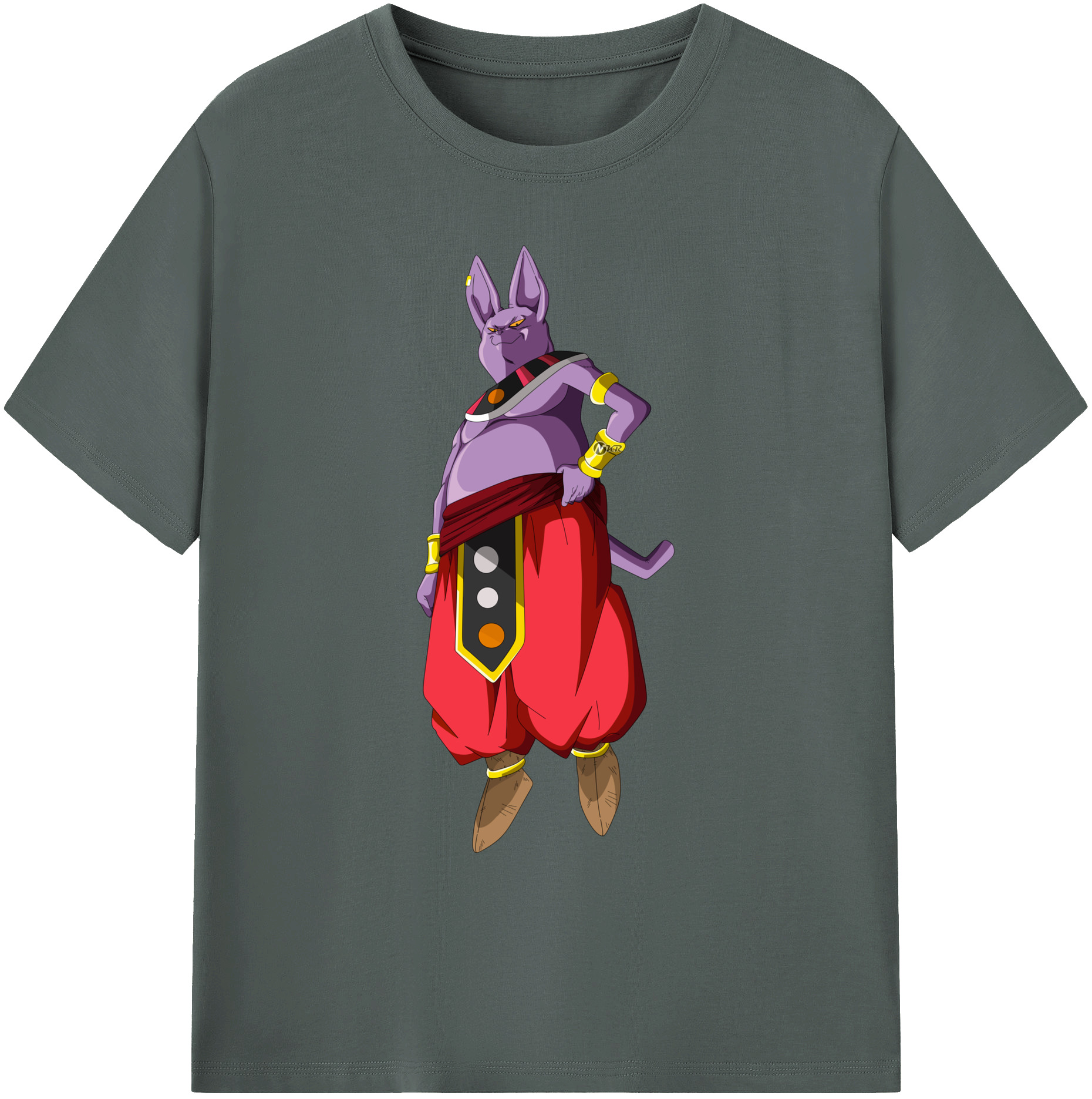 （画像用） ドラゴンボール シャンパ DRAGON BALL Champa 綿100％ メンズ半袖Tシャツ｜肌触りやわらか＆通気性
